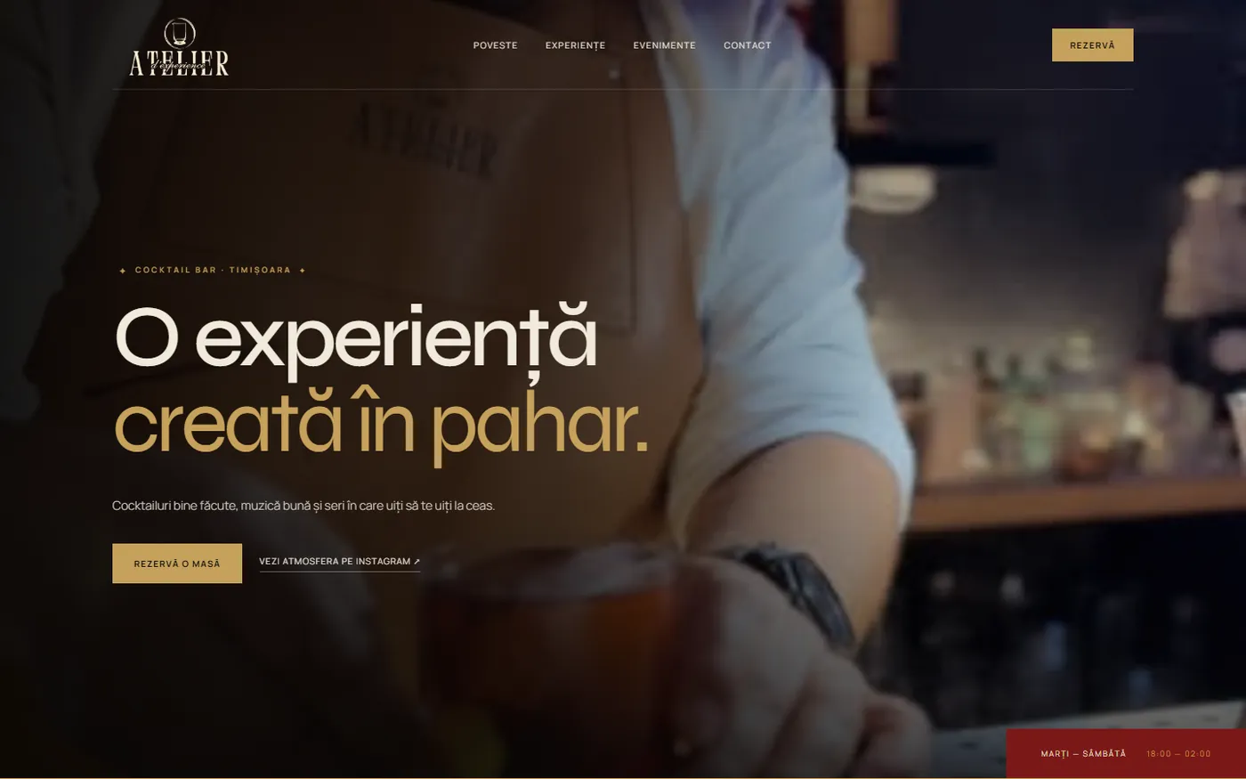 Screenshot of Atelier d’experience