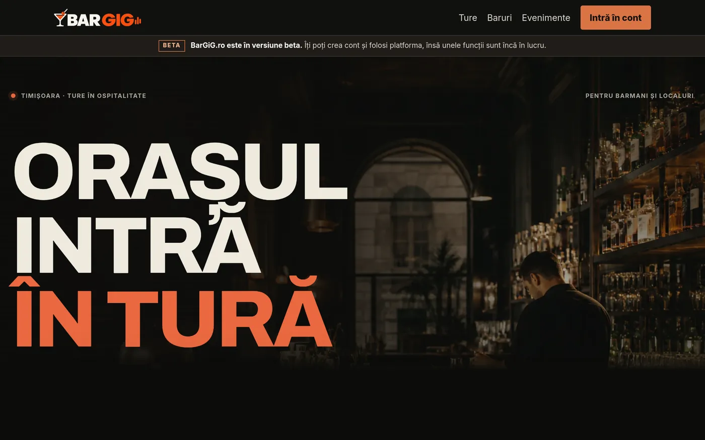 Screenshot of BarGig